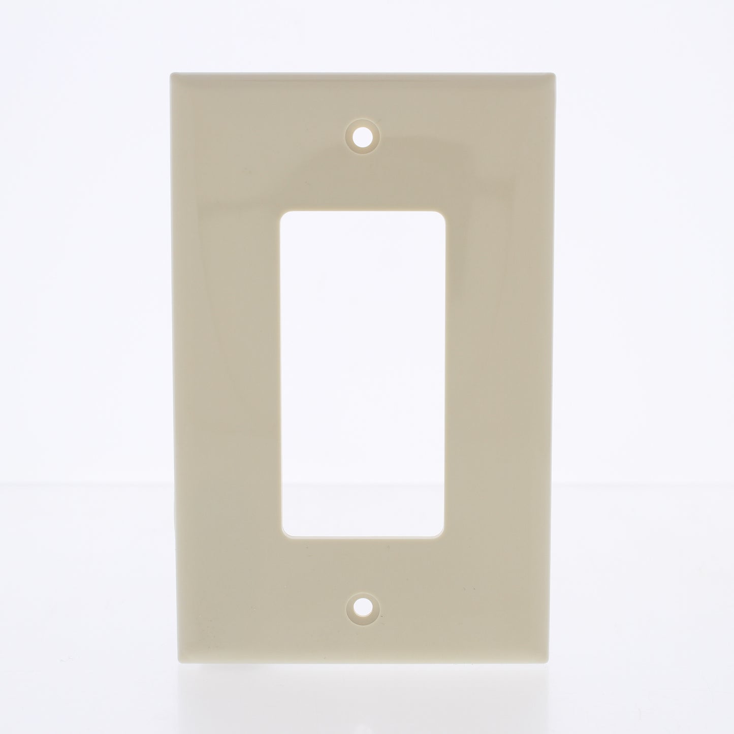 Mulberry 734834 Ivory 1-Gang Decorator GFCI Unbreakable Midi Wallplate Cover