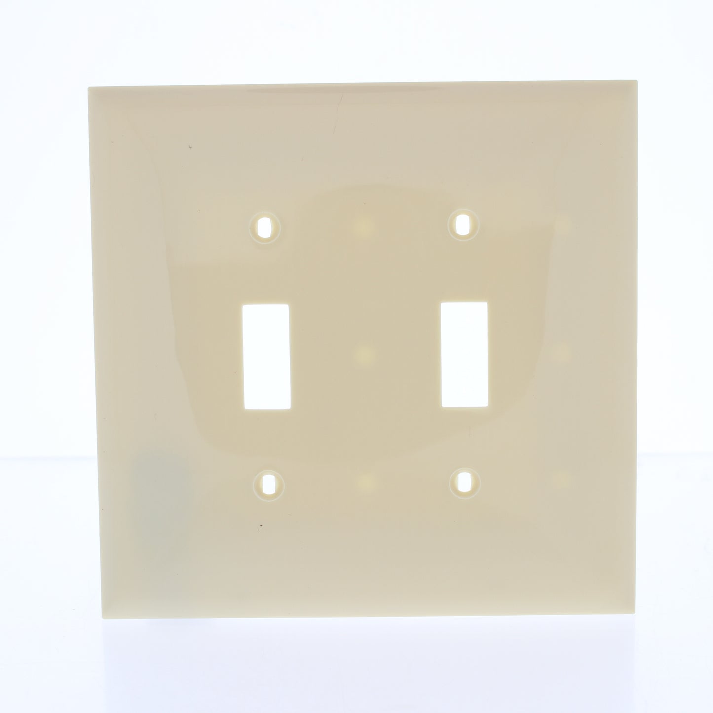 Mulberry 734872 Ivory 2-Gang Unbreakable Nylon Maxi (Mid-Size) Wallplate Cover