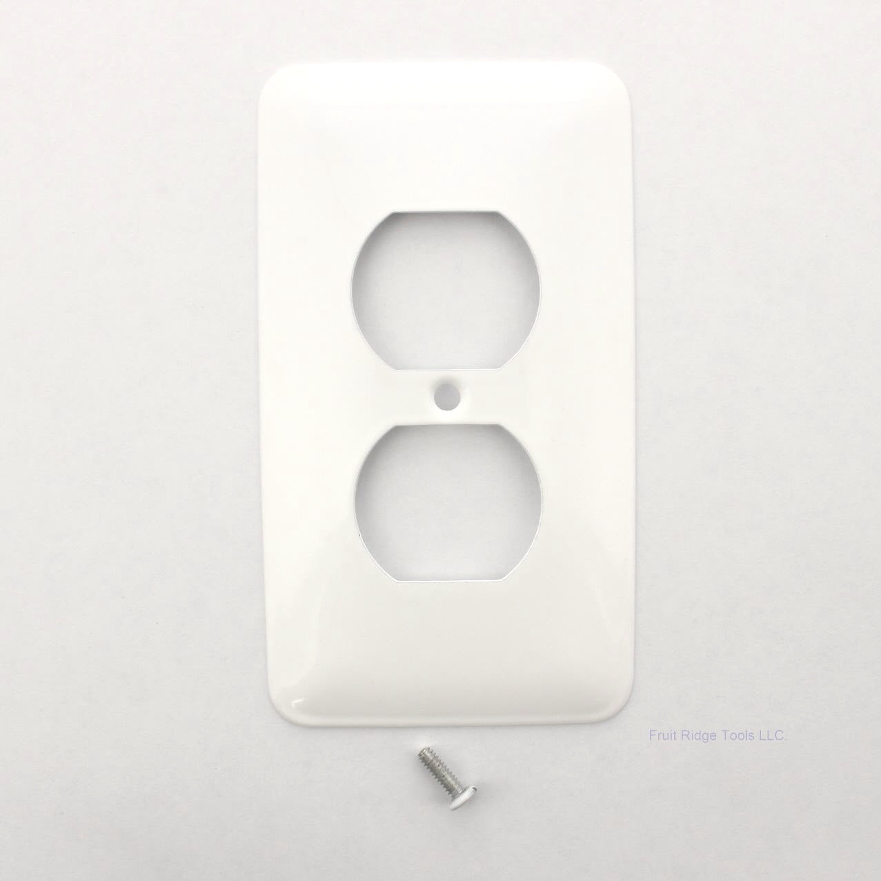 Mulberry 76101 White 1-Gang Painted Metal Princess (Oversize) Wallplate Cover