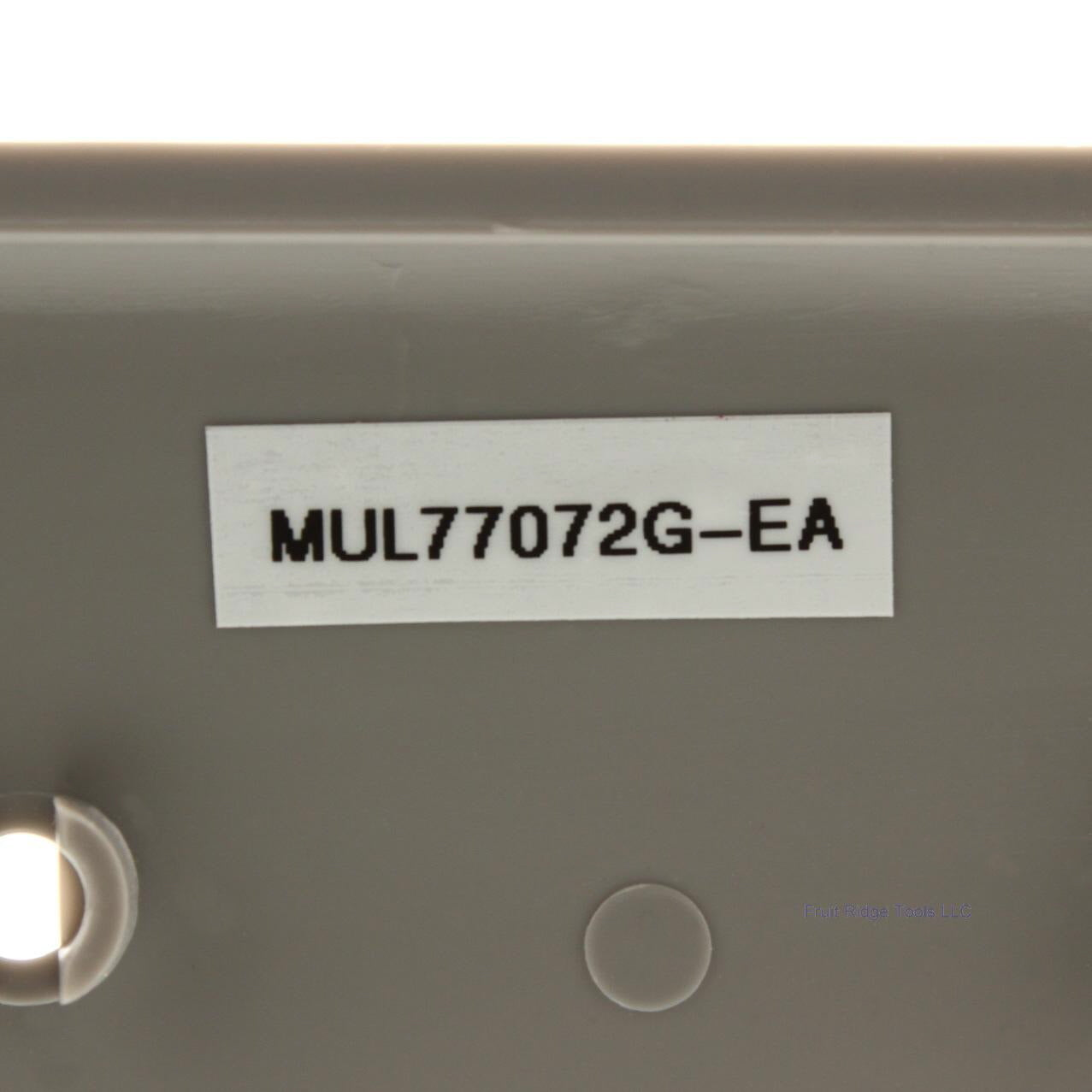 Mulberry 77072G Gray 2-Gang Toggle Switch Cover Nylon Wallplate Standard Size