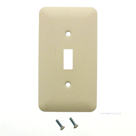 Mulberry 79071 Ivory 1-Gang Painted Metal Princess (Oversize) Wallplate Cover