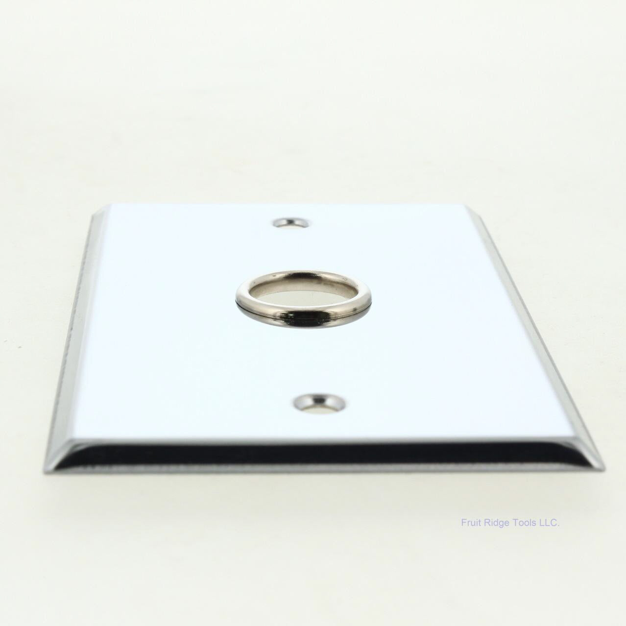 Mulberry 83591 Chrome Plated Steel 1-Gang .625" Cable Standard Wallplate Cover