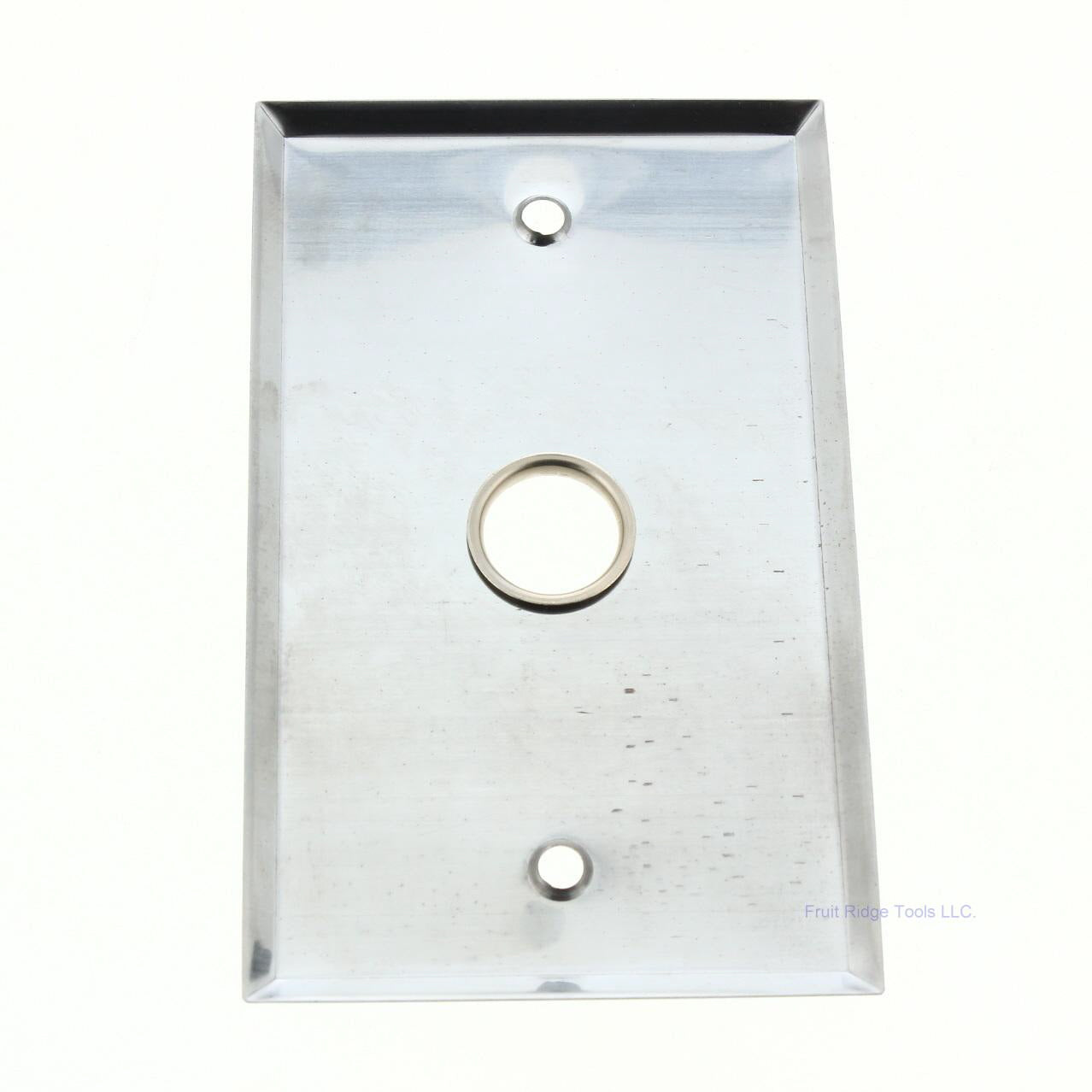 Mulberry 83591 Chrome Plated Steel 1-Gang .625" Cable Standard Wallplate Cover