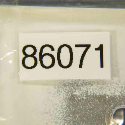 Mulberry 86071 White 1-Gang Toggle Switch Metal Princess Oversize Wallplate