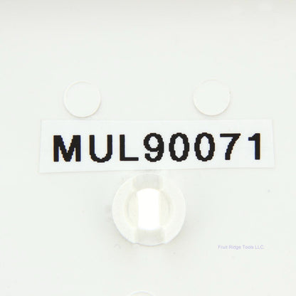 Mulberry 90071 White 1-Gang Thermoplastic Unbreakable Standard Wallplate Cover