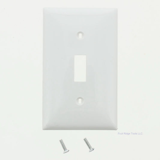 Mulberry 90071 White 1-Gang Thermoplastic Unbreakable Standard Wallplate Cover