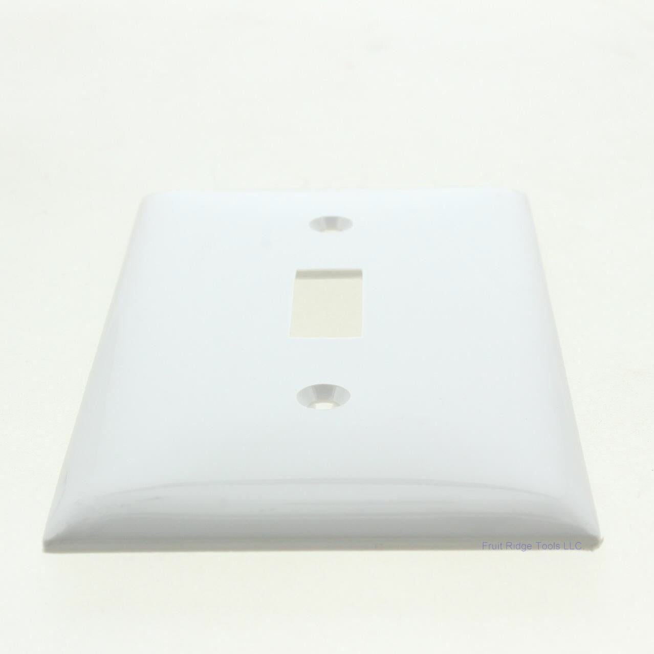 Mulberry 90071 White 1-Gang Thermoplastic Unbreakable Standard Wallplate Cover