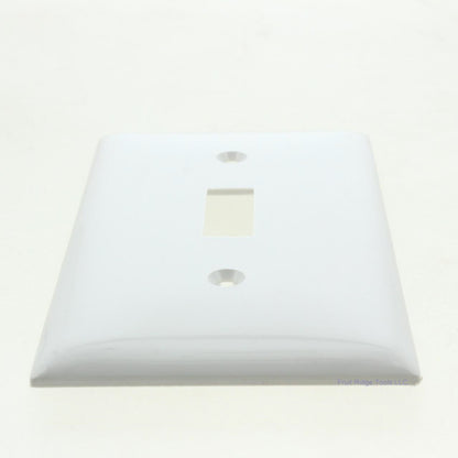 Mulberry 90071 White 1-Gang Thermoplastic Unbreakable Standard Wallplate Cover