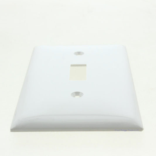 Mulberry 90071 White 1-Gang Thermoplastic Unbreakable Standard Wallplate Cover