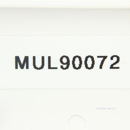 Mulberry 90072 White 2-Gang Thermoplastic Unbreakable Standard Wallplate Cover