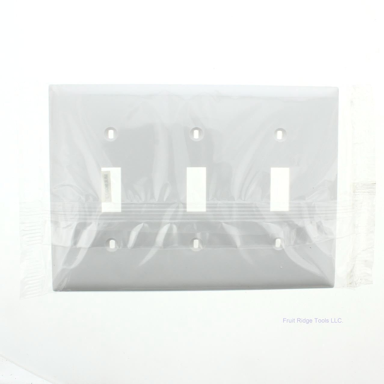 Mulberry 90073 White 3-Gang Thermoplastic Unbreakable Standard Wallplate Cover