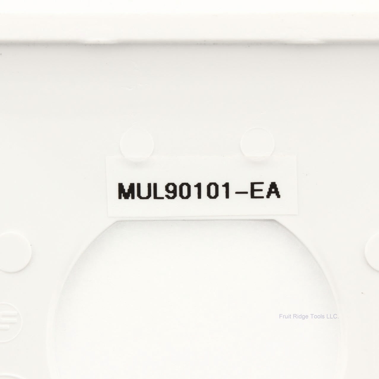 Mulberry 90101 White 1-Gang Thermoplastic Unbreakable Standard Wallplate Cover