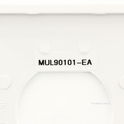 Mulberry 90101 White 1-Gang Thermoplastic Unbreakable Standard Wallplate Cover