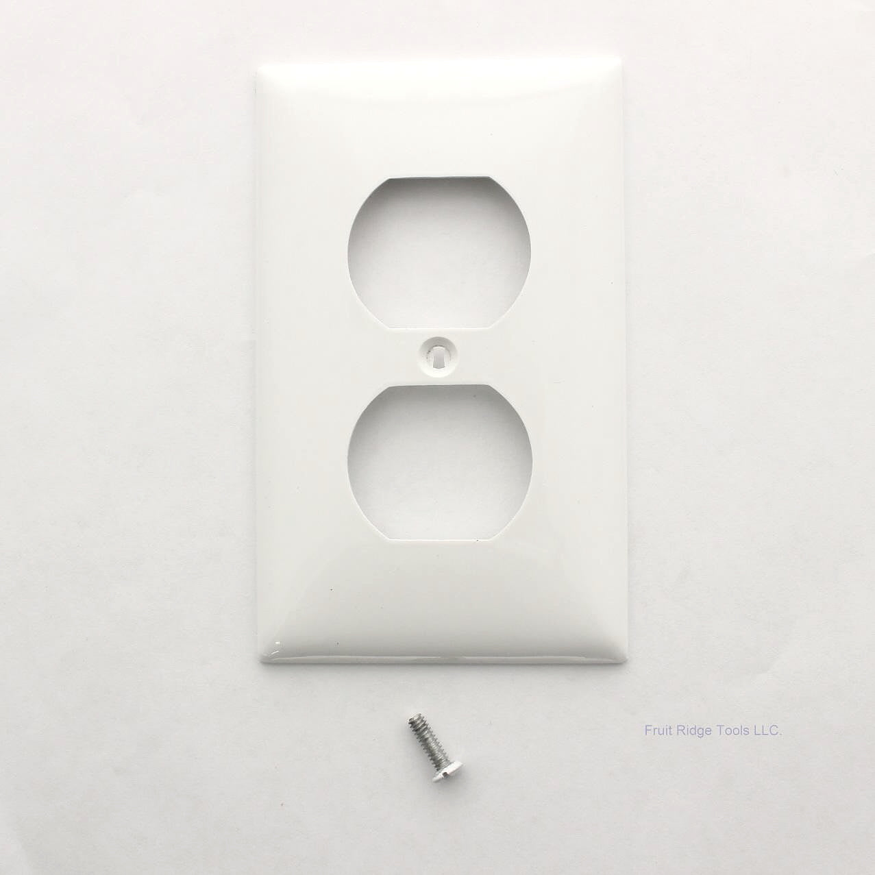 Mulberry 90101 White 1-Gang Thermoplastic Unbreakable Standard Wallplate Cover