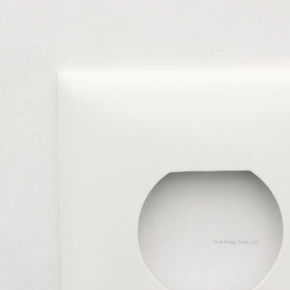 Mulberry 90101 White 1-Gang Thermoplastic Unbreakable Standard Wallplate Cover