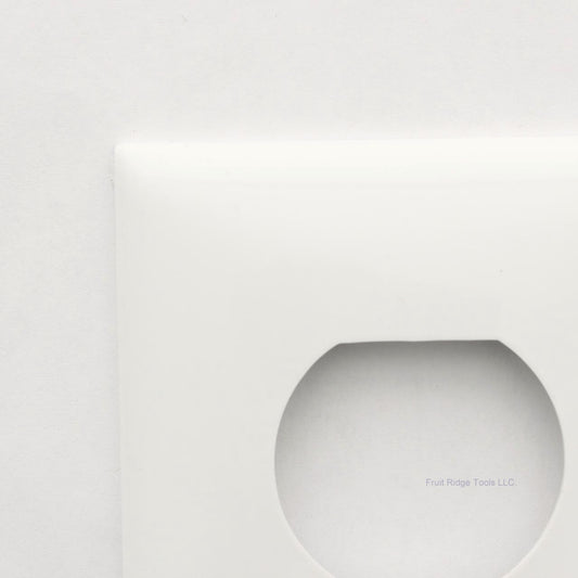 Mulberry 90101 White 1-Gang Thermoplastic Unbreakable Standard Wallplate Cover