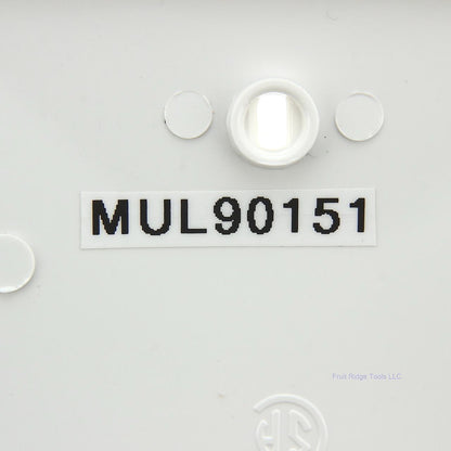 Mulberry 90151 White 1-Gang Thermoplastic Unbreakable Standard Wallplate Cover