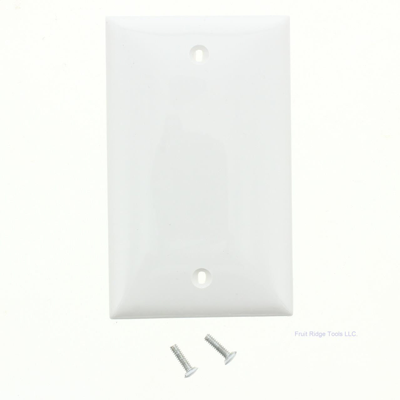 Mulberry 90151 White 1-Gang Thermoplastic Unbreakable Standard Wallplate Cover