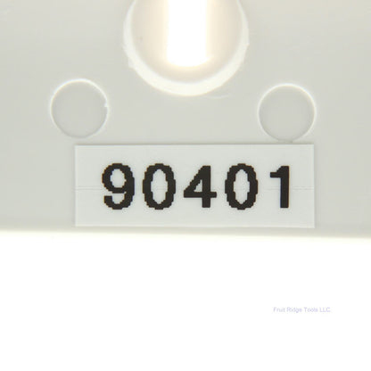 Mulberry 90401 White 1-Gang Thermoplastic Unbreakable Standard Wallplate Cover