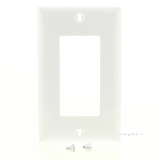 Mulberry 90401 White 1-Gang Thermoplastic Unbreakable Standard Wallplate Cover