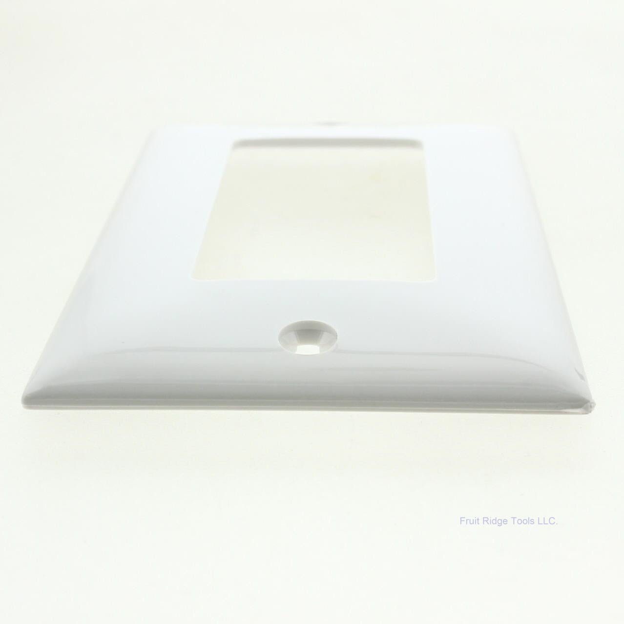 Mulberry 90401 White 1-Gang Thermoplastic Unbreakable Standard Wallplate Cover