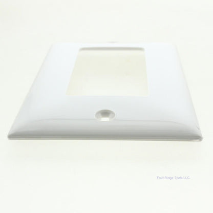 Mulberry 90401 White 1-Gang Thermoplastic Unbreakable Standard Wallplate Cover