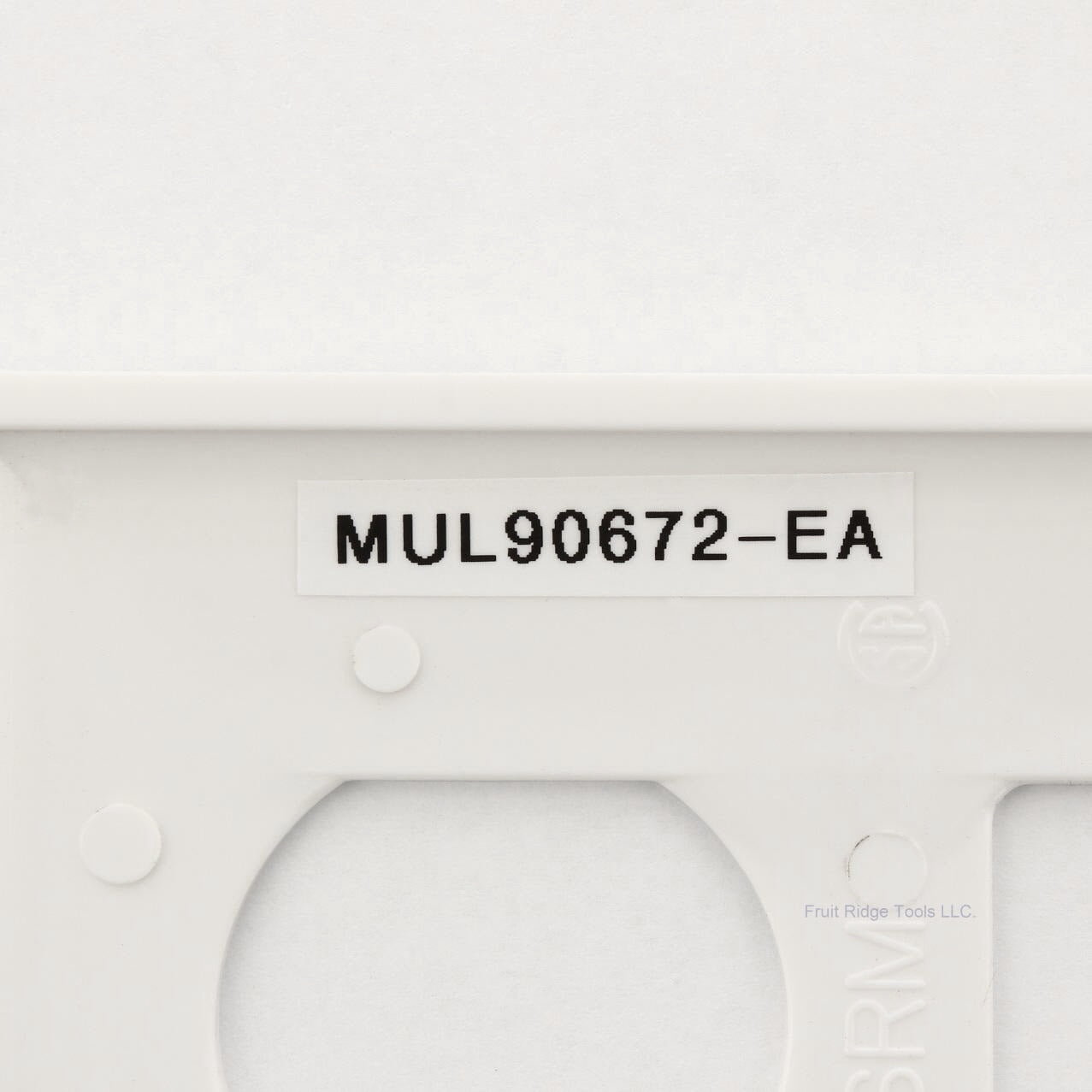 Mulberry 90672 White 2-Gang Thermoplastic Unbreakable Standard Wallplate Cover