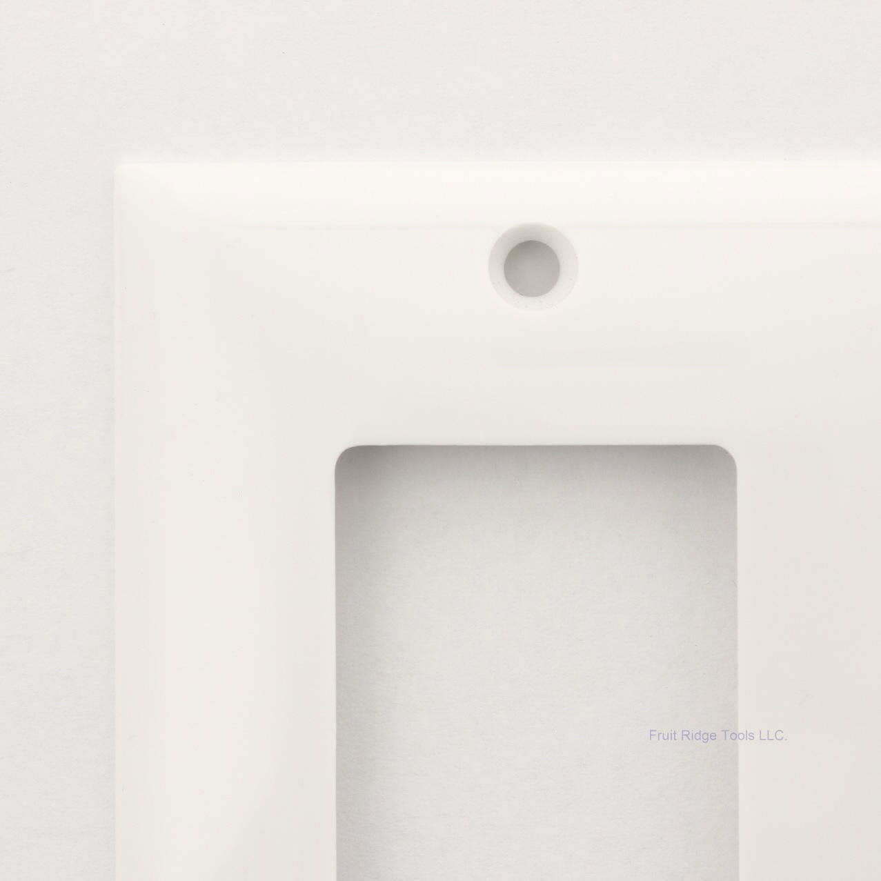 Mulberry 90672 White 2-Gang Thermoplastic Unbreakable Standard Wallplate Cover