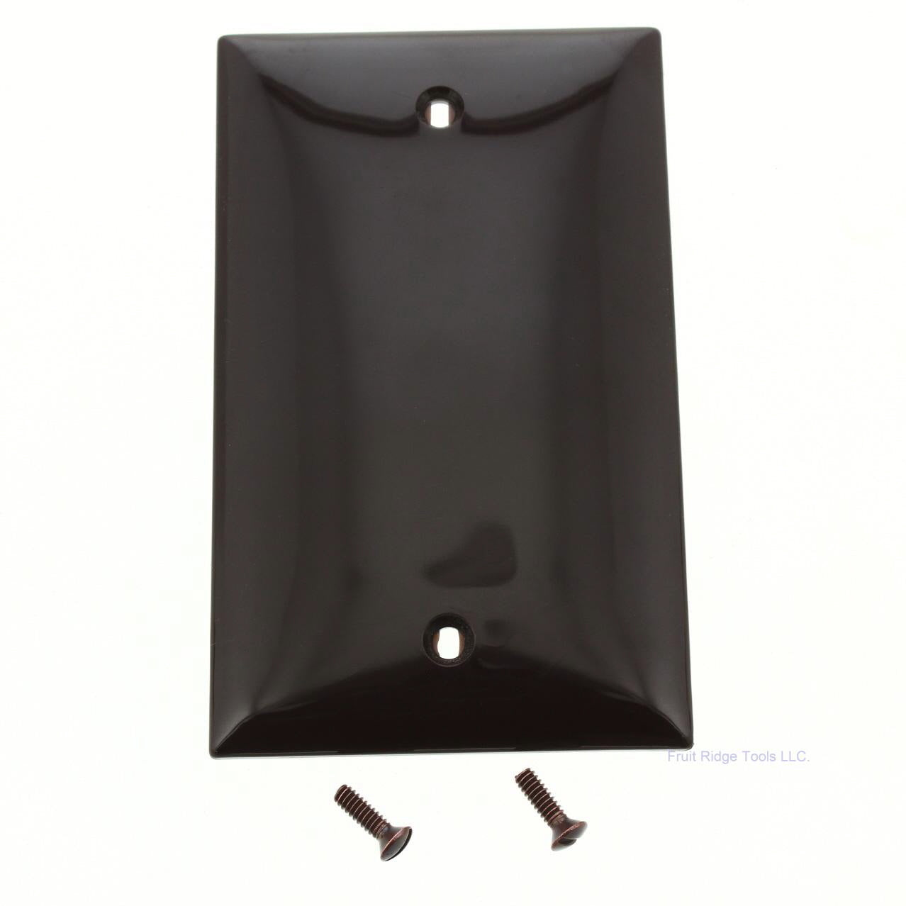 Mulberry 91151 Brown 1-Gang Thermoplastic Unbreakable Standard Wallplate Cover