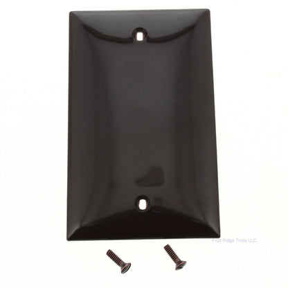 Mulberry 91151 Brown 1-Gang Thermoplastic Unbreakable Standard Wallplate Cover