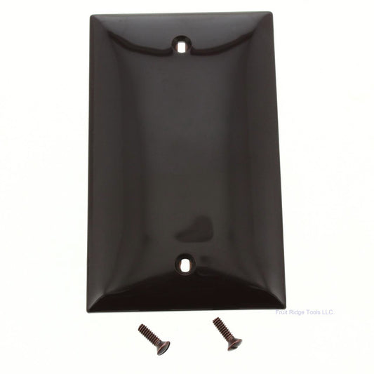 Mulberry 91151 Brown 1-Gang Thermoplastic Unbreakable Standard Wallplate Cover