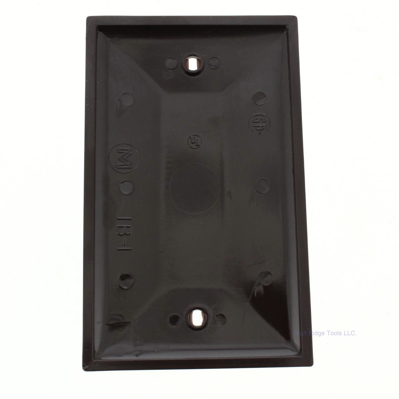 Mulberry 91151 Brown 1-Gang Thermoplastic Unbreakable Standard Wallplate Cover