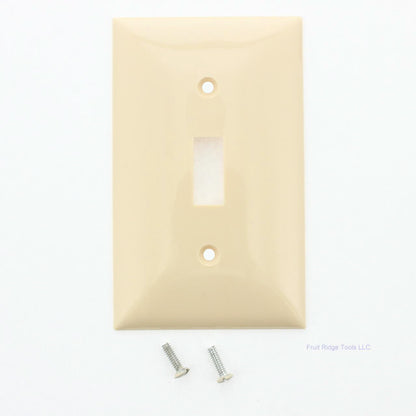 Mulberry 92071 Ivory 1-Gang Thermoplastic Unbreakable Standard Wallplate Cover