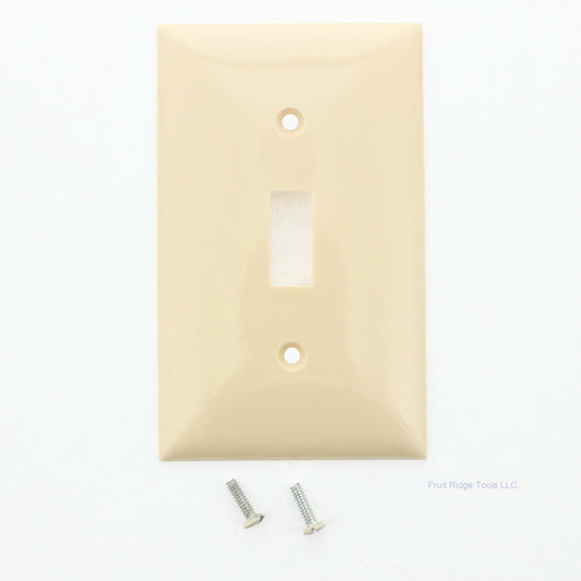 Mulberry 92071 Ivory 1-Gang Thermoplastic Unbreakable Standard Wallplate Cover