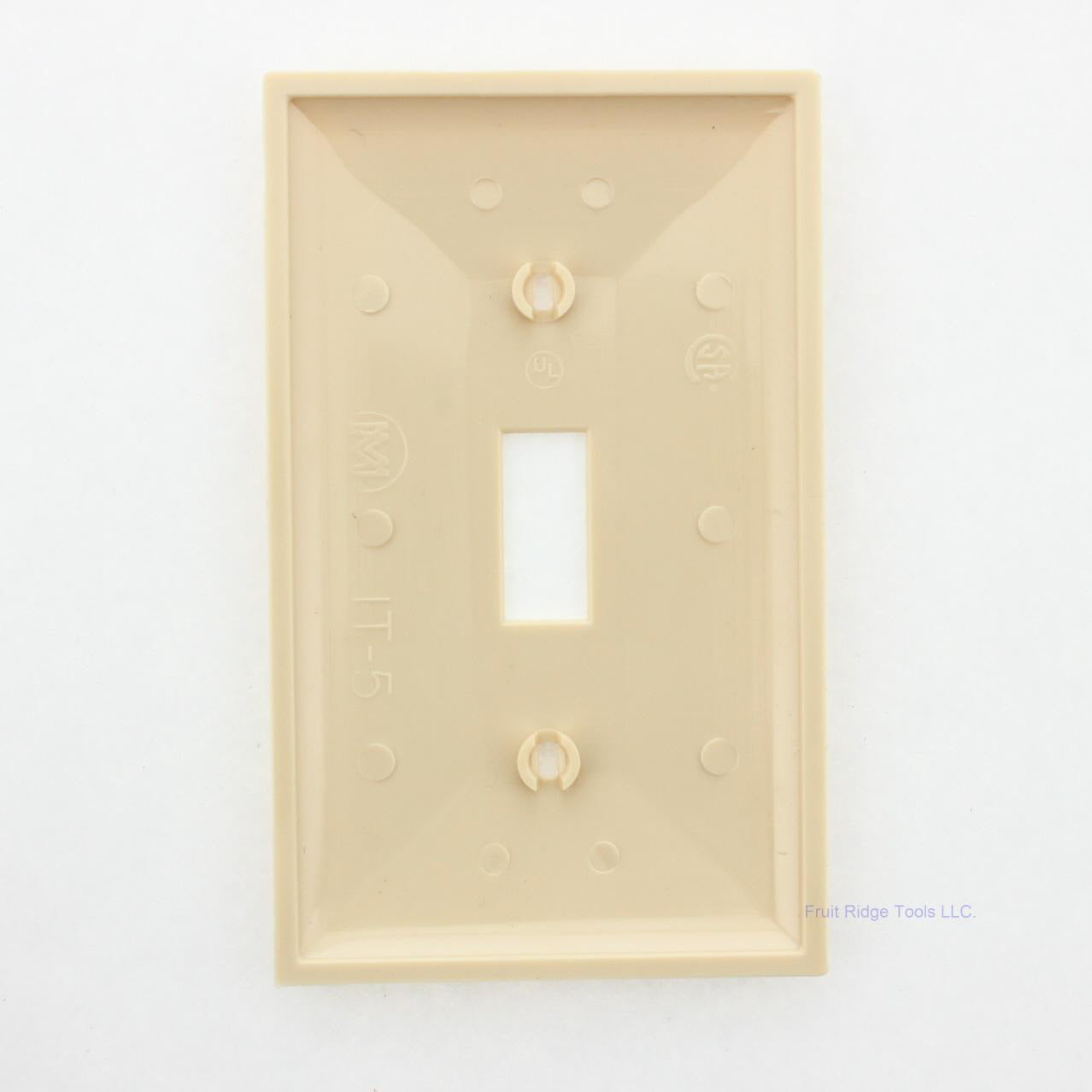 Mulberry 92071 Ivory 1-Gang Thermoplastic Unbreakable Standard Wallplate Cover