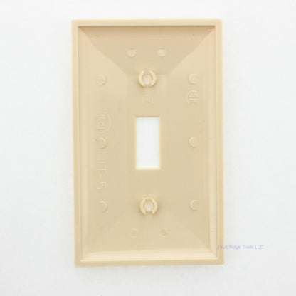 Mulberry 92071 Ivory 1-Gang Thermoplastic Unbreakable Standard Wallplate Cover