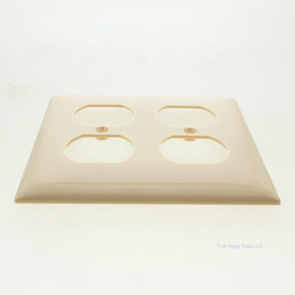 Mulberry 92102 Ivory 2-Gang Thermoplastic Unbreakable Standard Wallplate Cover