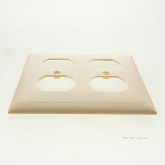 Mulberry 92102 Ivory 2-Gang Thermoplastic Unbreakable Standard Wallplate Cover