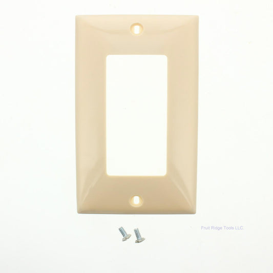 Mulberry 92401 Ivory 1-Gang Thermoplastic Unbreakable Standard Wallplate Cover