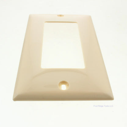 Mulberry 92401 Ivory 1-Gang Thermoplastic Unbreakable Standard Wallplate Cover