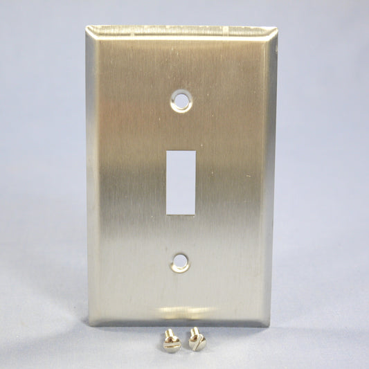 Mulberry Stainless Steel 1-Gang Toggle Switch Cover Wallplate Switchplate 97071