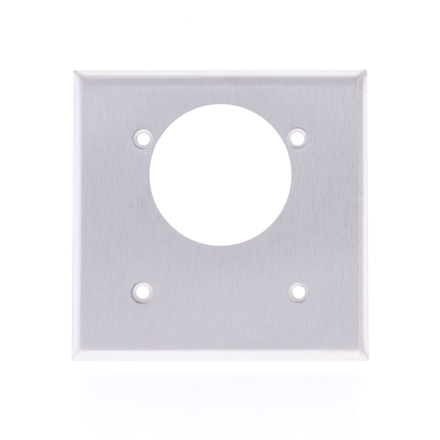 Mulberry Stainless Steel 2.1625" Receptacle Wallplate Range Dryer Outlet Cover