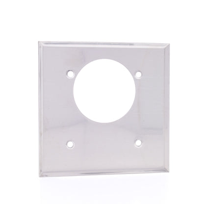 Mulberry Stainless Steel 2.1625" Receptacle Wallplate Range Dryer Outlet Cover