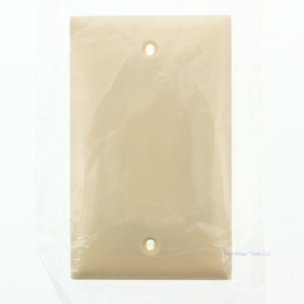 Mulberry AHP14I Ivory 1-Gang Blank Nylon Wallplate Standard Size Cover Box Mount