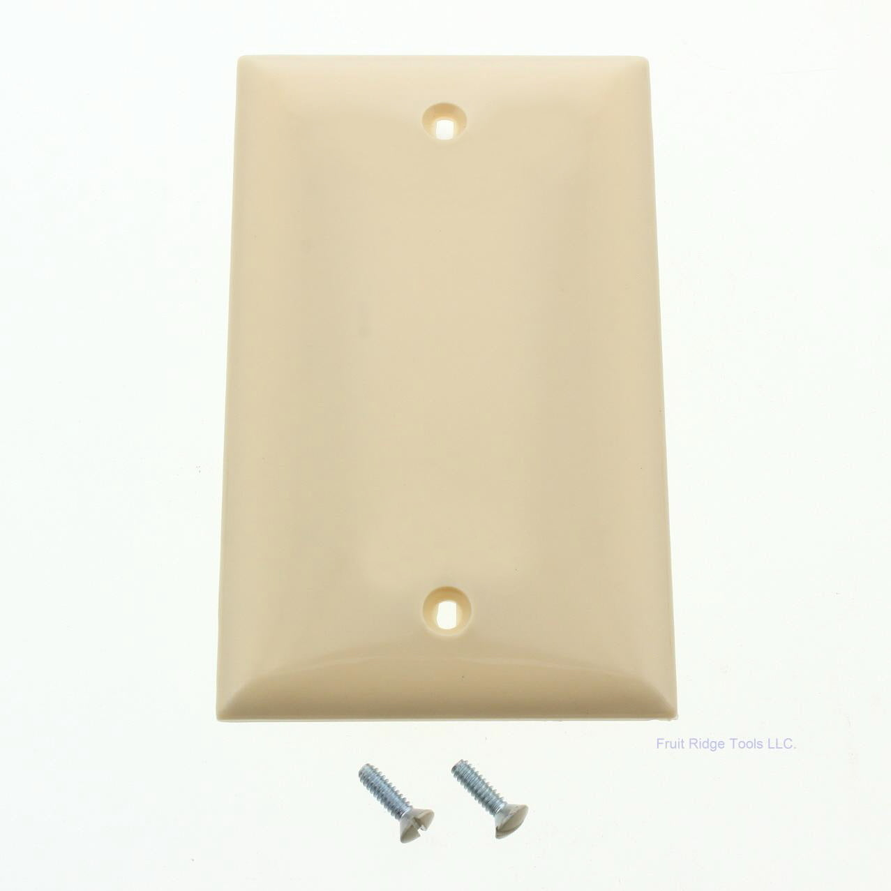 Mulberry AHP14I Ivory 1-Gang Blank Nylon Wallplate Standard Size Cover Box Mount