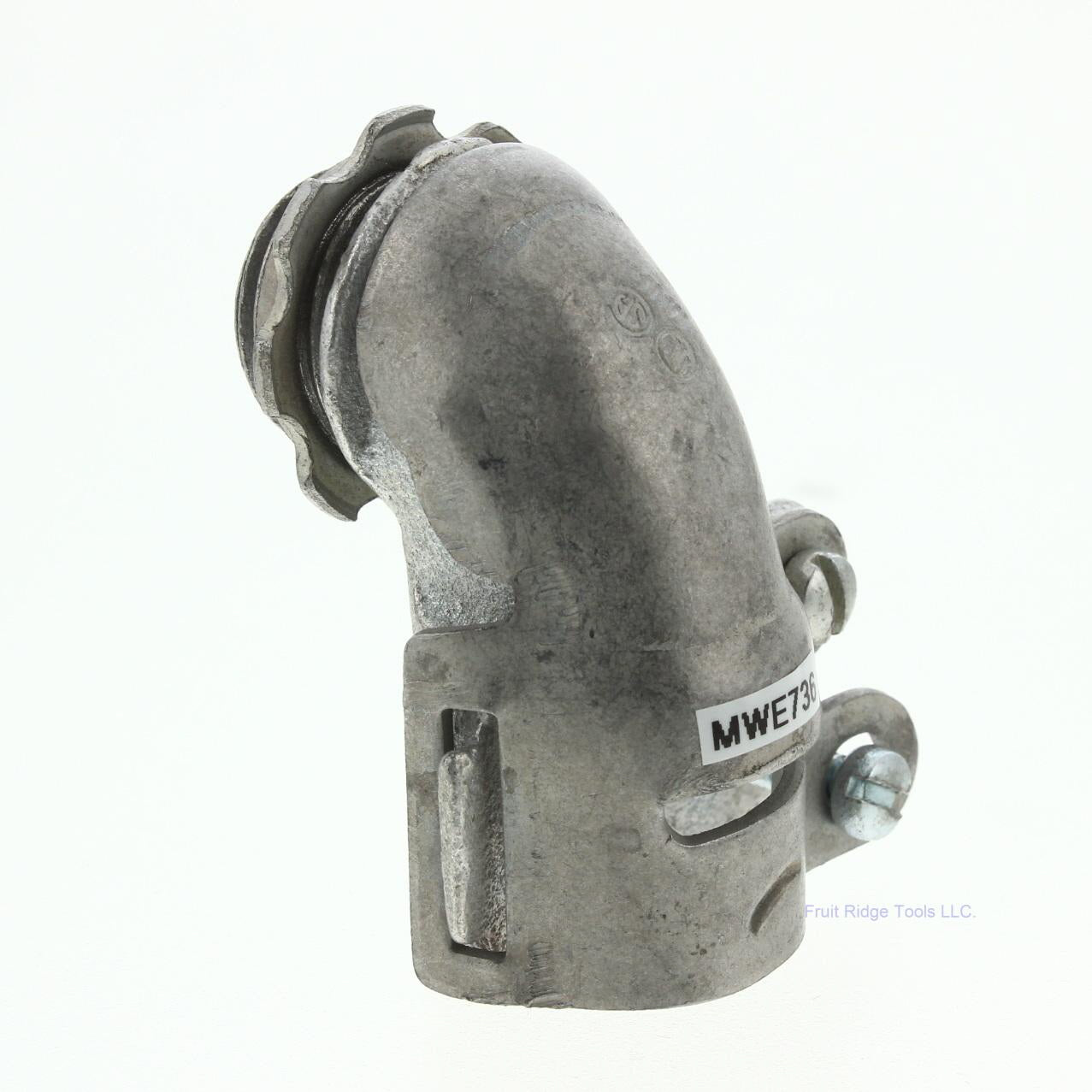 10 Midwest/Crouse Hinds 1/2" 90-Degree Non-Insulated AC/MC Connector Clamps 736