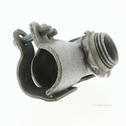 Midwest/Crouse Hinds 1/2" 90-Degree Non-Insulated AC/MC Connector Clamp 736