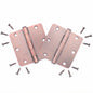 National Hardware Bronze Antique Finish Steel 1/4" Rounded Corner Hinge 2pcs