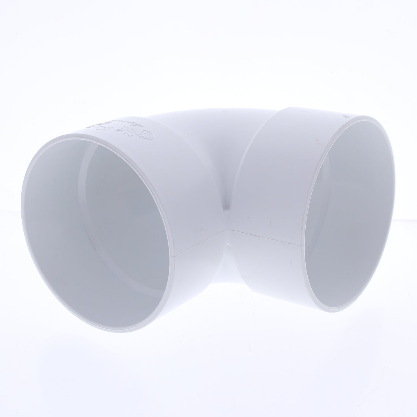 Napco P204 4" Short Turn Sewer and Drain 90 Degree Elbow PVC Pipe SDR35 1/4 BEnd