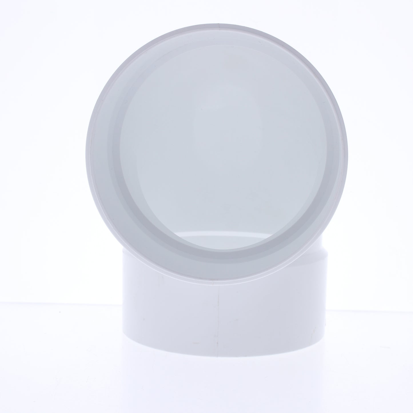 Napco P204 4" Short Turn Sewer and Drain 90 Degree Elbow PVC Pipe SDR35 1/4 BEnd